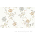 Flower pattern PVC wallpaper